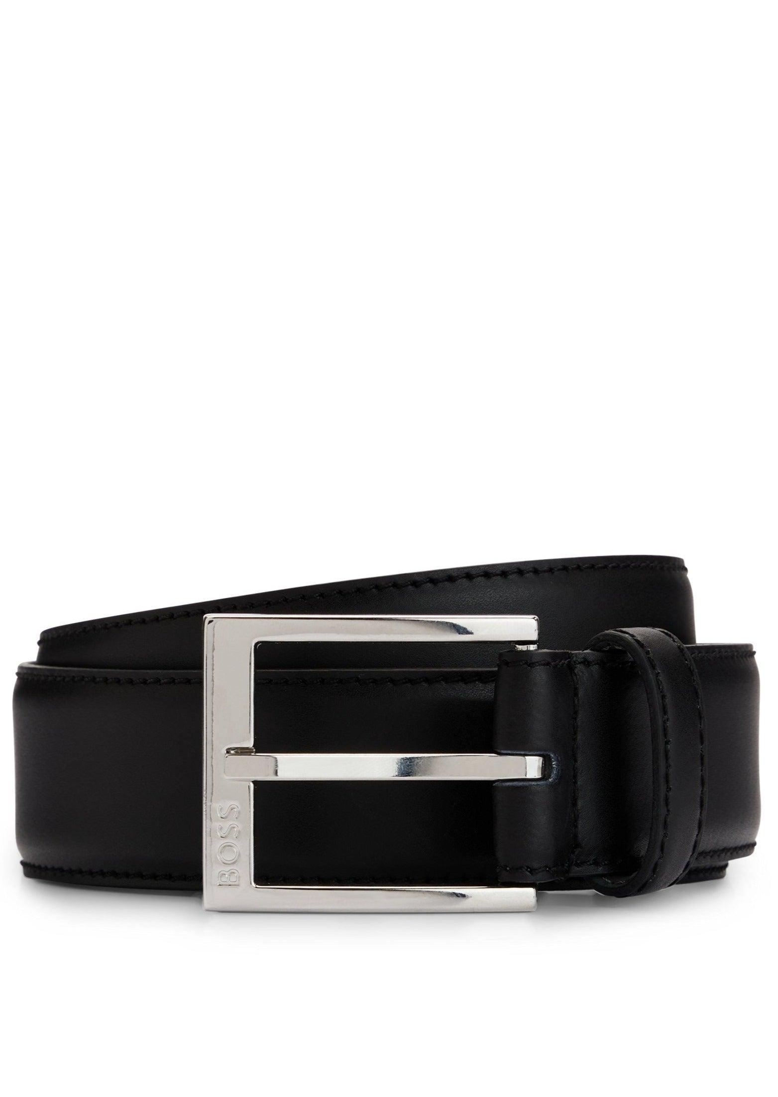 Ceinture BOSS noire en cuir Georgespaul