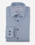 Chemise à motifs OLYMP bleue pour homme | Georgespaul