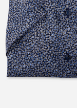Charger l&#39;image dans la galerie, Chemise manches courtes à motifs OLYMP marine
