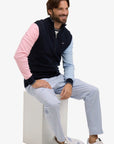 Gilet Eden Park marine en coton