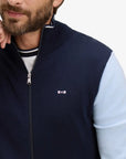 Gilet Eden Park marine en coton