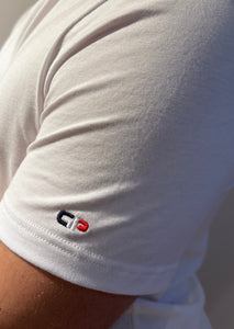 T-Shirt Georgespaul blanc en coton bio (100% Made in France)