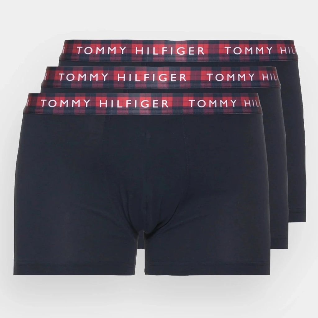 Lot boxers imprimés Tommy Hilfiger rouge pour homme I Georgespaul