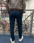 Pantalon de costume Franco Digel vert pour homme | Georgespaul