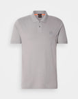 Polo BOSS ajusté gris pour homme | Georgespaul
