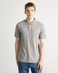 Polo BOSS ajusté gris pour homme | Georgespaul