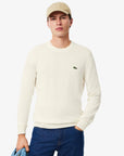 Pull Lacoste beige pour homme | Georgespaul
