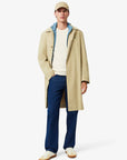 Pull Lacoste beige pour homme | Georgespaul