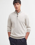Pull camionneur Barbour beige pour homme | Georgespaul