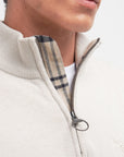 Pull camionneur Barbour beige pour homme | Georgespaul