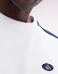 Sweat Eden Park blanc en coton pour homme | Georgespaul
