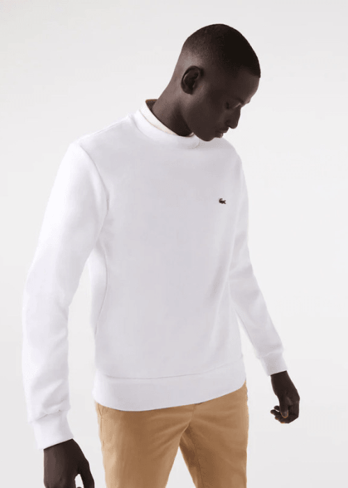 Sweat Lacoste blanc Georgespaul