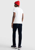 Charger l&#39;image dans la galerie, T-Shirt homme Tommy Hilfiger ajusté blanc coton stretch | Georgespaul
