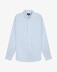 chemise-eden-park-bleue-lin-homme-E26CHECL0001BLC25-a-plat