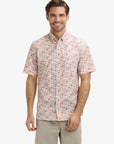 chemise-eden-park-orange-homme-E26CHECC0010ORM11-face