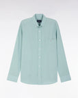 chemise-eden-park-verte-lin-plat