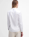 Chemise femme Barbour blanche en coton
