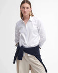 Chemise femme Barbour blanche en coton