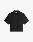 chemise-femme-tommy-hilfiger-noire-lin-WW0WW48925BDS-a-plat