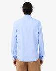 chemise-lacoste-bleue-popeline-dos-ch8793-00-fac