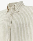 chemise-paul-shark-beige-lin-homme-26413164CF VA7-col