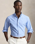chemise-ralph-lauren-ajuste-bleue-coton-710805564517