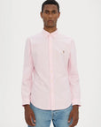 chemise-ralph-lauren-homme-rose-porte