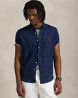 chemise-ralph-lauren-marine-lin-homme-710968912001-face