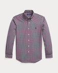 chemise-ralph-lauren-rouge-homme-710B30146001-a-plat