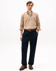 chemise-tommy-hilfiger-beige-homme-porte