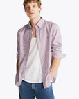 chemise-tommy-hilfiger-bordeaux-homme-face