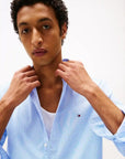 chemise-tommy-hilfiger-homme-bleu-motifs-zoom