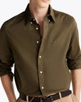 chemise-tommy-hilfiger-kaki-homme-zoom