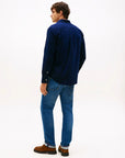 chemise-tommy-hilfiger-marine-homme-dos