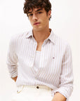 chemise-tommyhilfiger-homme-beige-zoom