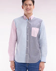 chemise -motifs-eden-park-marine-face