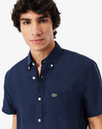 chemkise-lacoste-marine-lin-homme-CH5699-00 166-zoom