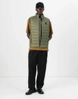 doudoune-sans-manches-boss-homme-kaki-porte