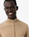 gilet-zippe-lacoste-marron-zoom-ah1957-00-six