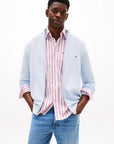 gilet-zippe-tommy-hilfiger-homme-bleu-face