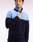 polo-eden-park-manches-longues-homme-bleu-face-zoom