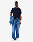 polo-lacoste-homme-marine-porte-face