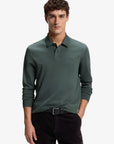 polo-manches-longues-boss-vert-homme-PU4N8C8V-face