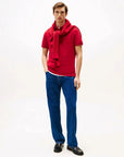 polo-tommy-hifilger-homme-rouge-porte