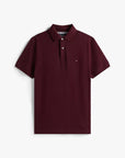 polo-tommy-hilfiger-homme-bordeaux-a-plat