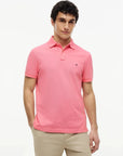 polo-tommy-hilfiger-rose-homme-MW0MW17770THH-face