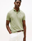 polo-tommy-hilfiger-vert-homme-face
