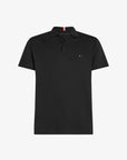 polo-tommyhilfiger-homme-noir-a-plat