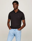 polo-tommyhilfiger-homme-noir-face