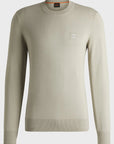 pull-boss-homme-beige-a-plat